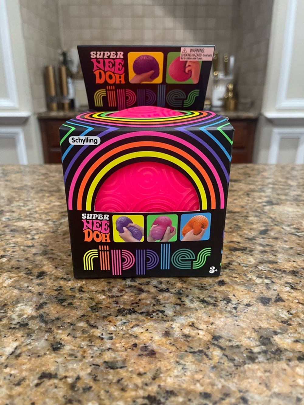🛍️SOLD🛍️ Super NeeDoh Ripples Stress Ball - Pink Nee Doh XL